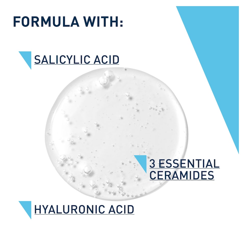 image 1 of CeraVe SA Smoothing Cleanser with Salicylic Acid for Dry, Rough & Bumpy Skin 473ml