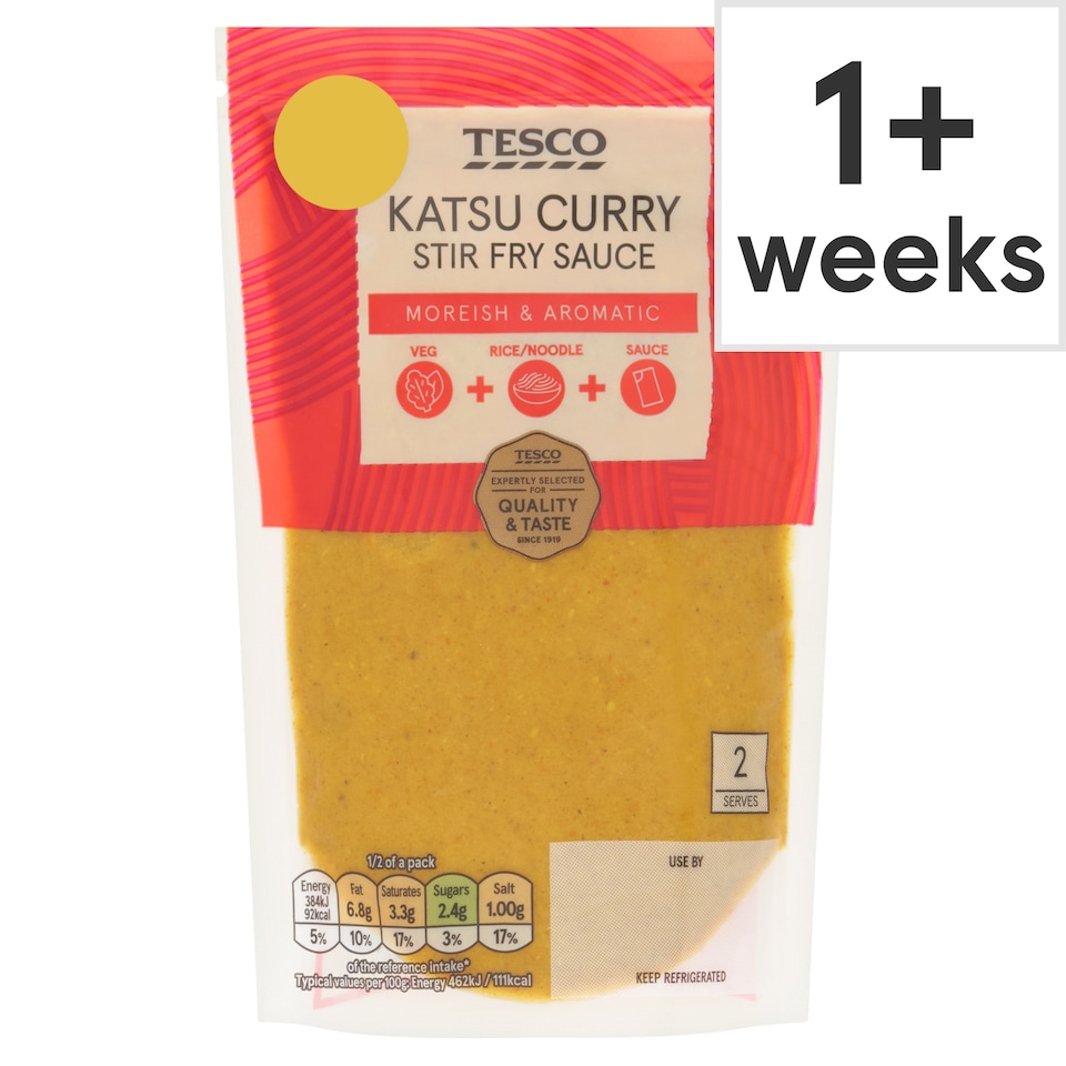 Tesco Katsu Stir Fry Sauce 165g