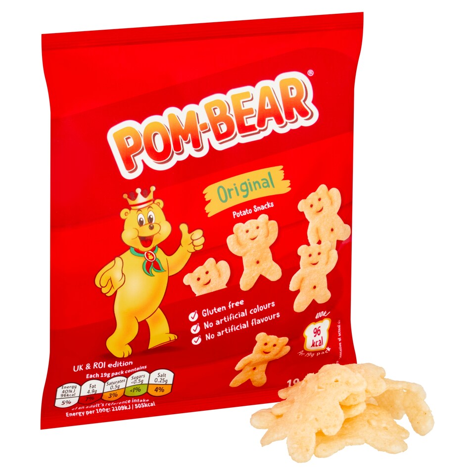 image 1 of Pom Bear Original Crisps 19G