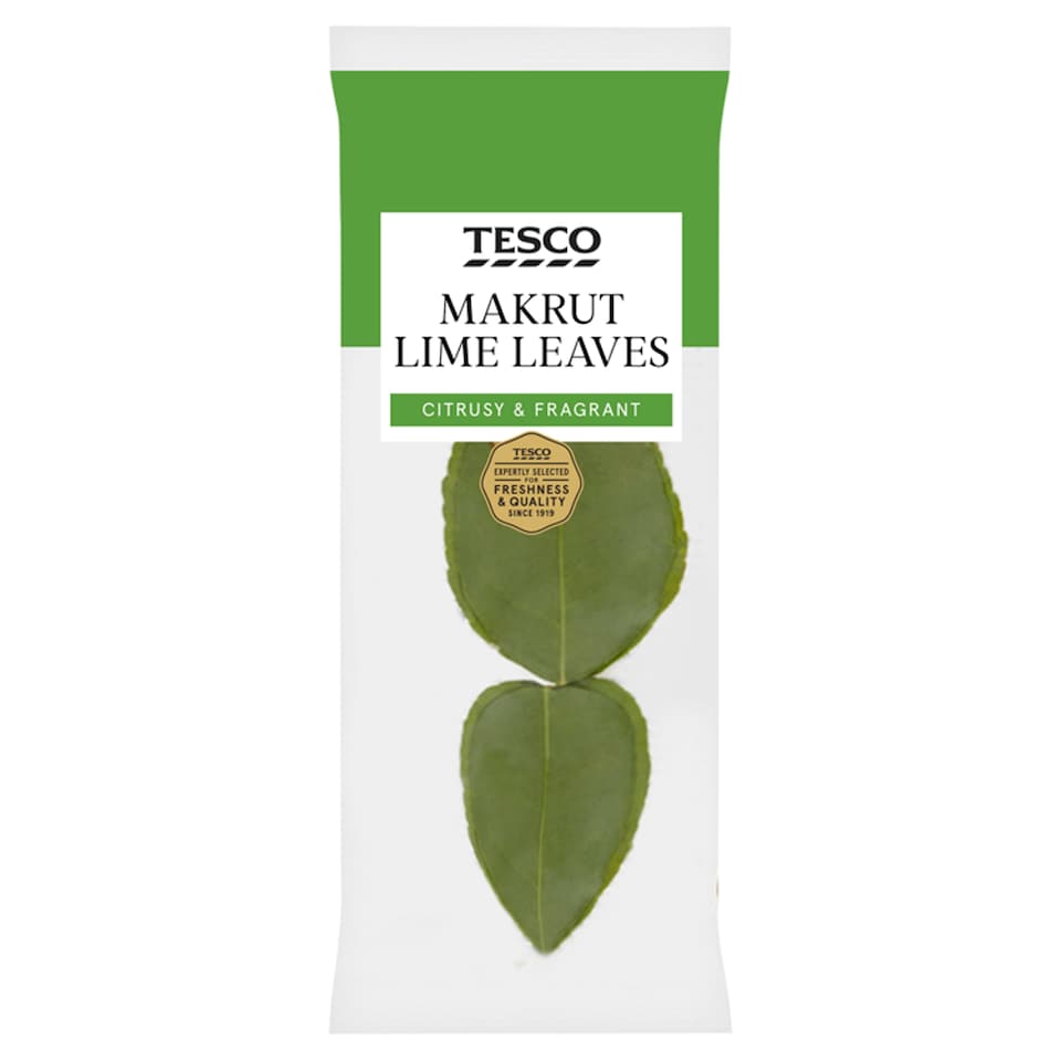 Tesco Makrut Lime Leaves 2 Per Pack