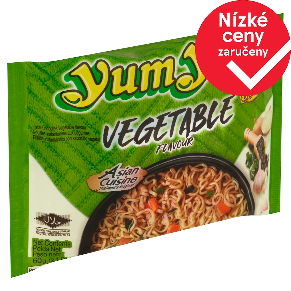 Yum Yum Instantní nudlová polévka se zeleninovou příchutí 60g