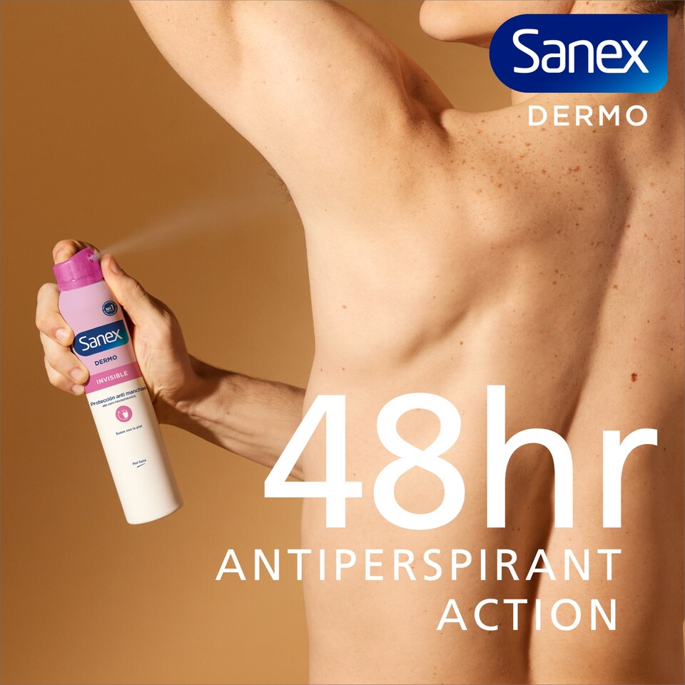 image 1 of Sanex Dermo Invisible Antiperspirant Deodorant Deodorant 250Ml