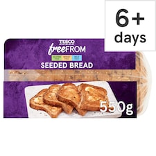 Tesco Free From Sliced Seeded Bread 550g
