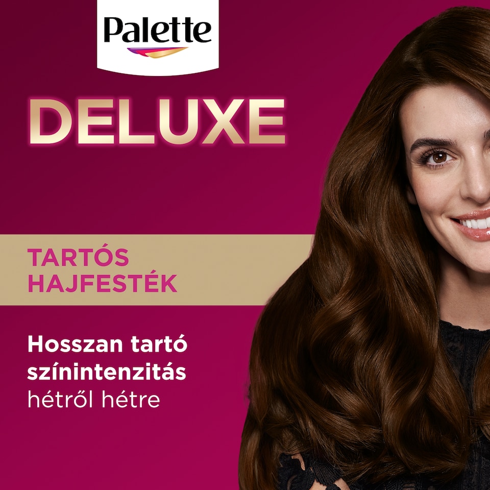 Palette Deluxe 3-65 csokoládé tartós hajfesték  1. kép