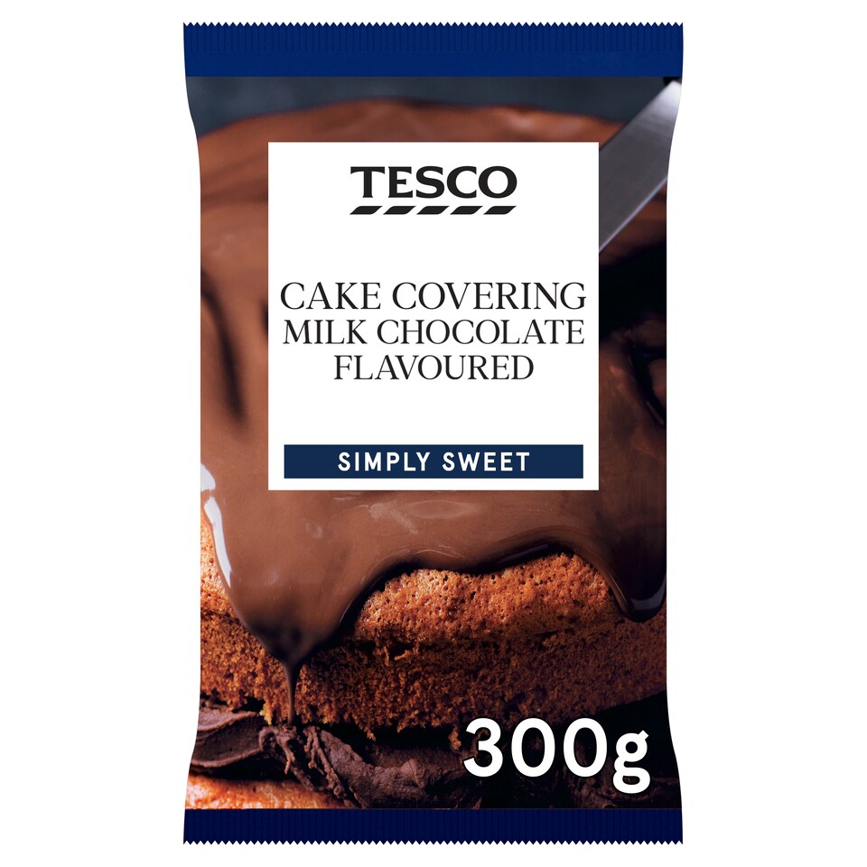 Tesco Milk Chocolate Flavoured Cake Covering 300G