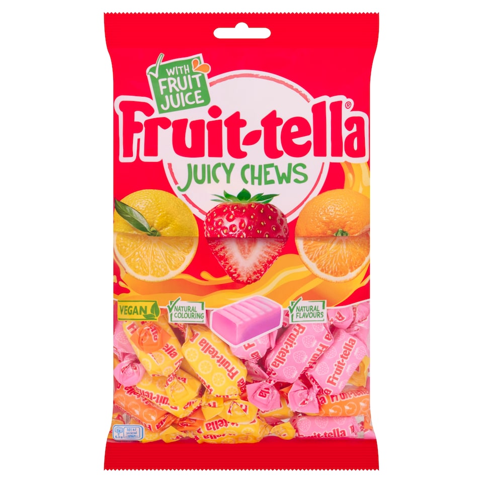 image 1 of Fruit-tella Juicy Chews 300g 