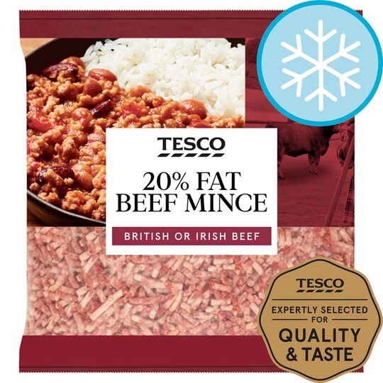 Tesco Minced Beef 20 Fat 1Kg Tesco Groceries