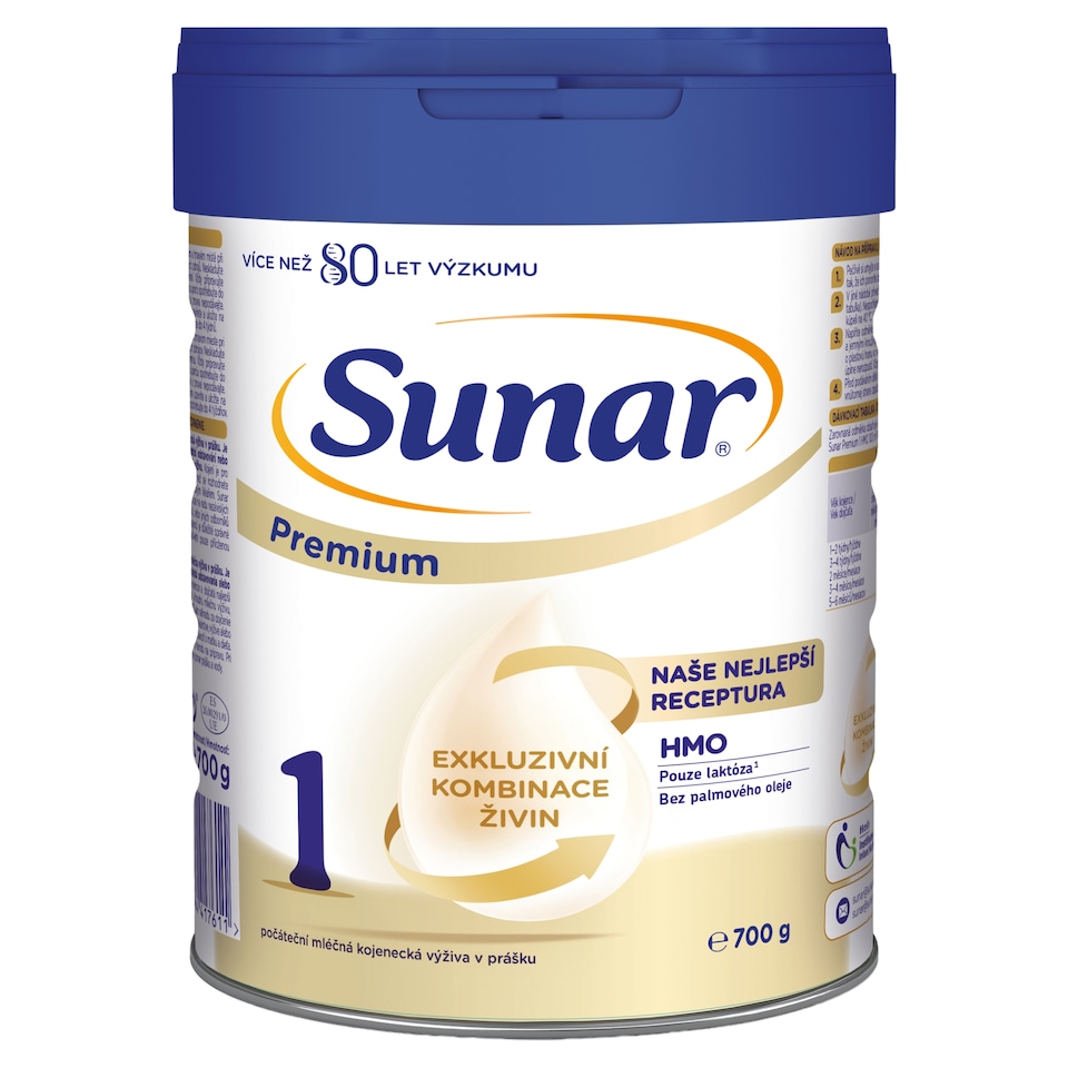 Obrázek 1 pro produkt Sunar Premium 1 počáteční kojenecké mléko 700g