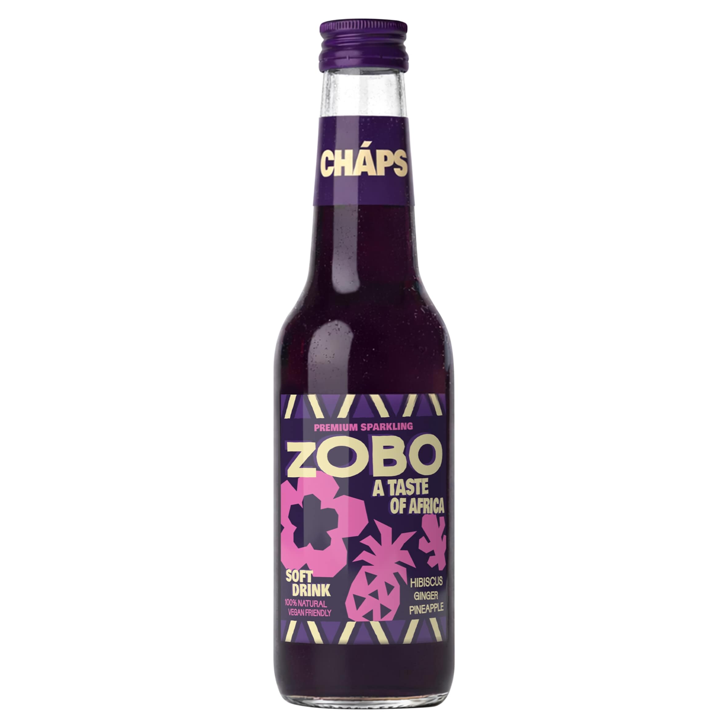 CHAPS PREMIUM Hibiscus, Ginger, Pineapple ZOBO soft DRINK 275ml