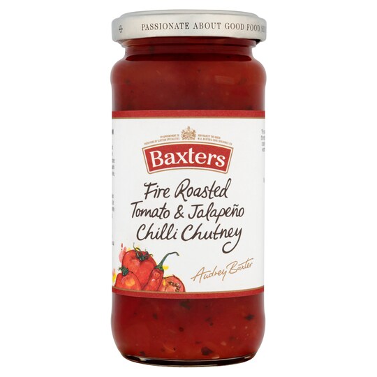 Baxters Fire Roasted Tomato And Jalapeno Chilli Chutney 215G Tesco
