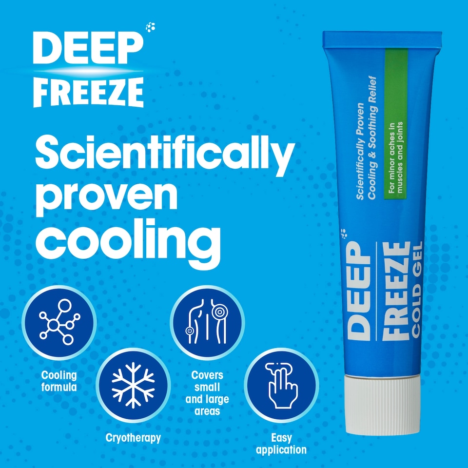 image 1 of Deep Freeze Pain Relieving Cold Gel 100g