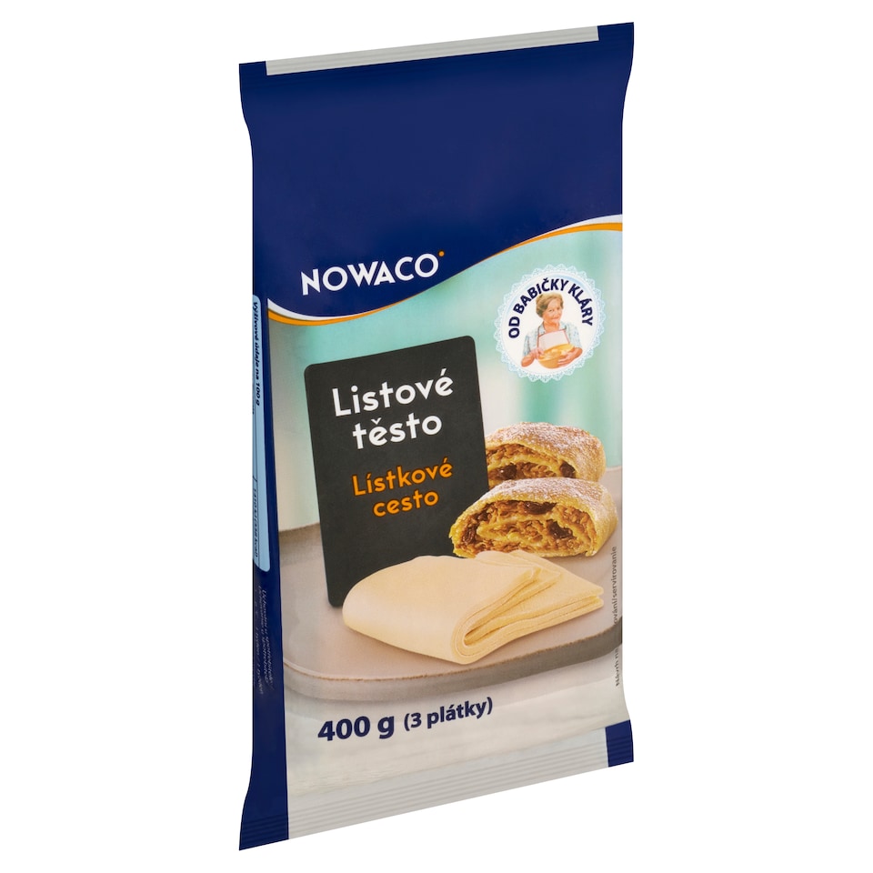 Nowaco Listové těsto 3 ks 400g