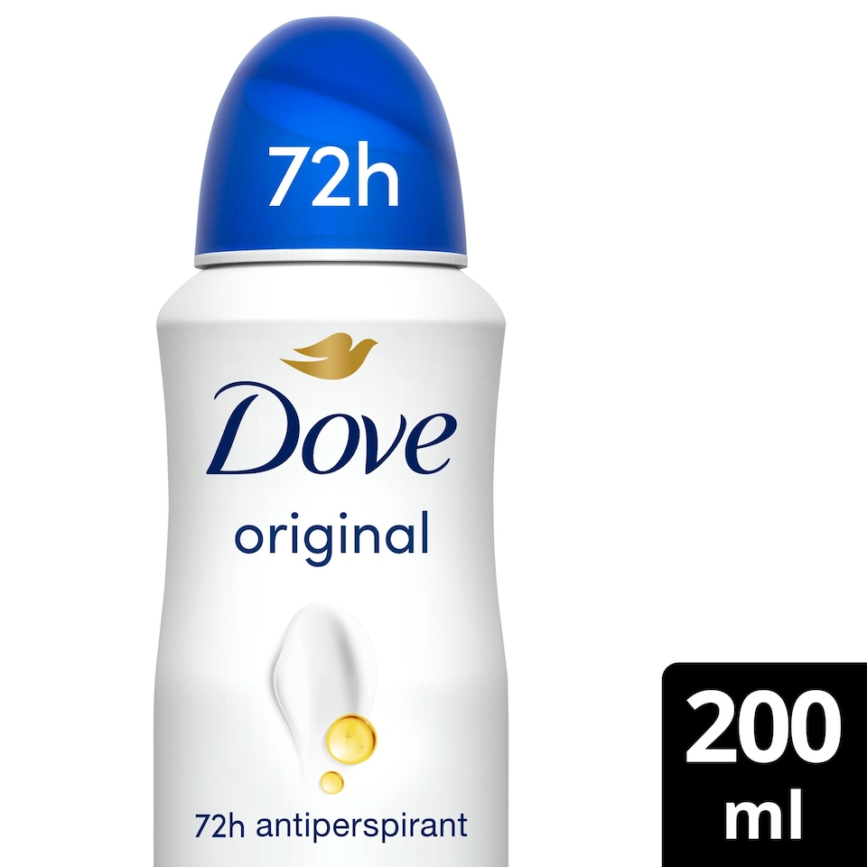 image 1 of Dove Women Original 72h Advanced Care Antiperspirant Deodorant 200ml