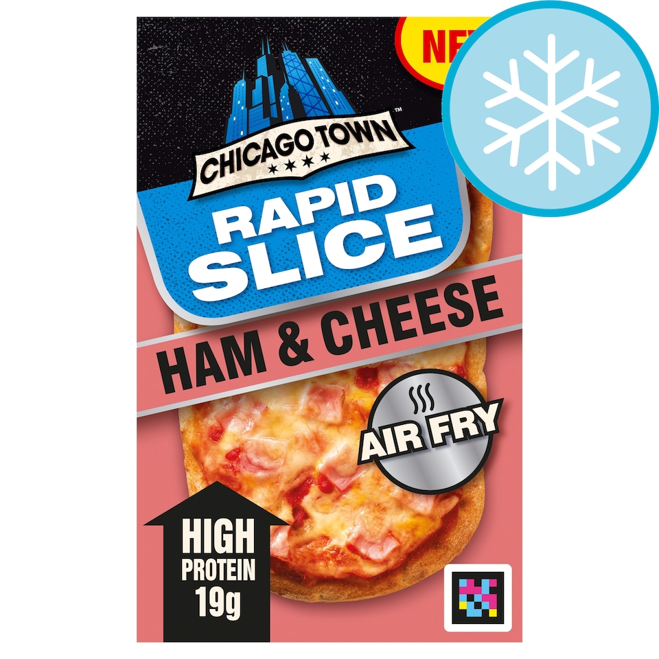 image 1 of Chicago Town Rapid Slice Ham & Cheese Pizza 140g