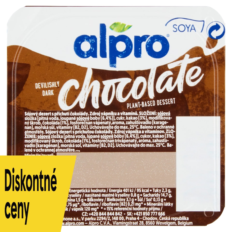 obrázok 1 z Alpro sójový dezert s príchuťou tmavej čokolády 125 g