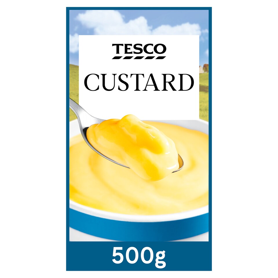 Tesco Ready To Serve Custard 500G