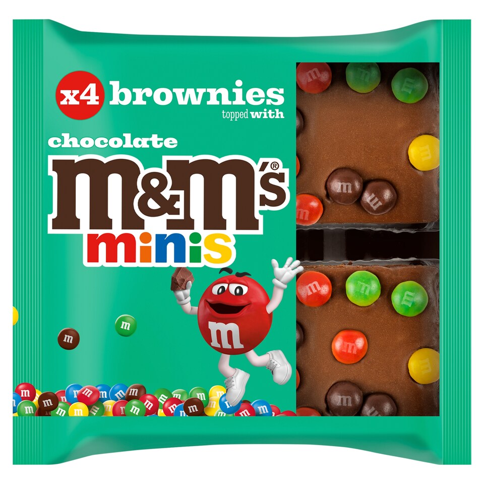 M & M's Chocolate Brownies 4 Pack