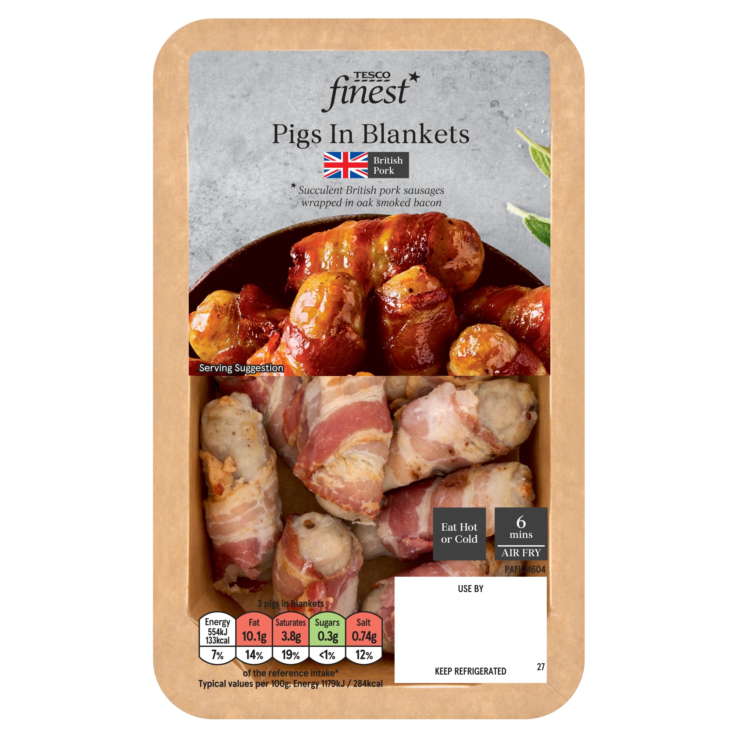 Tesco Finest Pigs In Blankets 189g