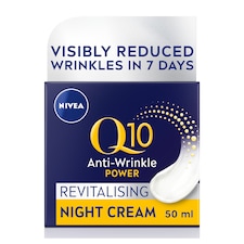 NIVEA Q10 Power Anti-Wrinkle Night Cream Moisturiser 50ml