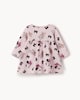 image 2 of Disney Minnie Mpuse Pure Cotton Printed Dress in Lilac