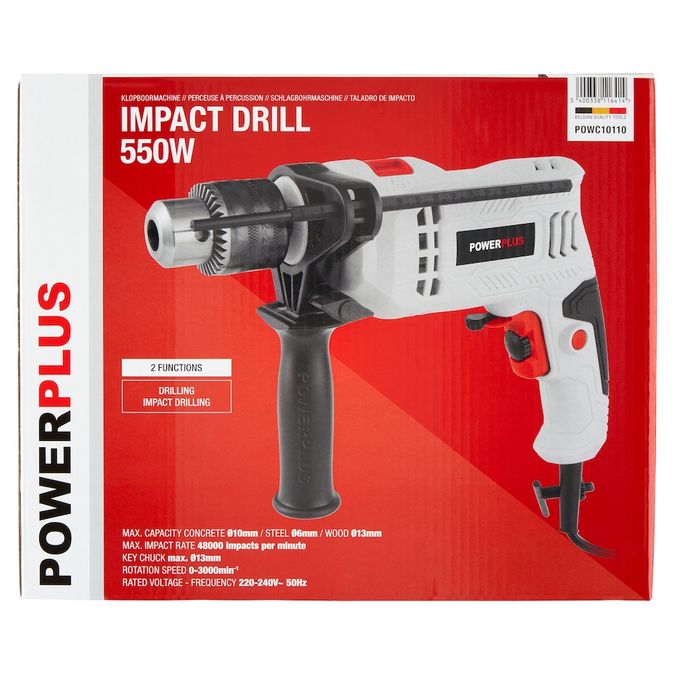 Power Plus POWC10110 Impact Drill 550W