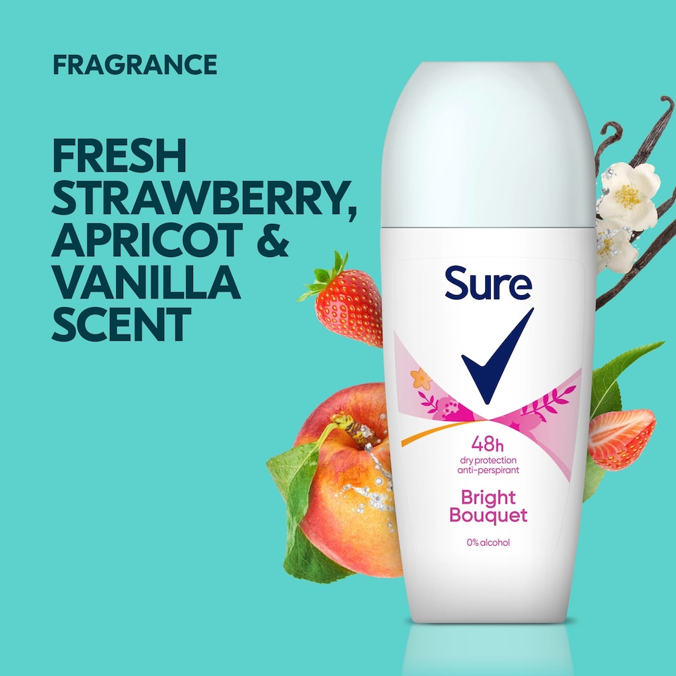 image 1 of Sure Women Bright Bouquet 48h Antiperspirant Deodorant Roll On 50ml