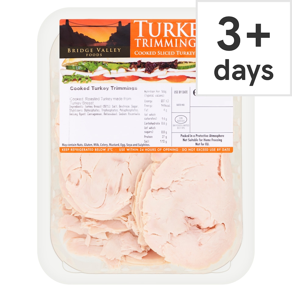 Bridge Valley Cooked Turkey Trim 400G