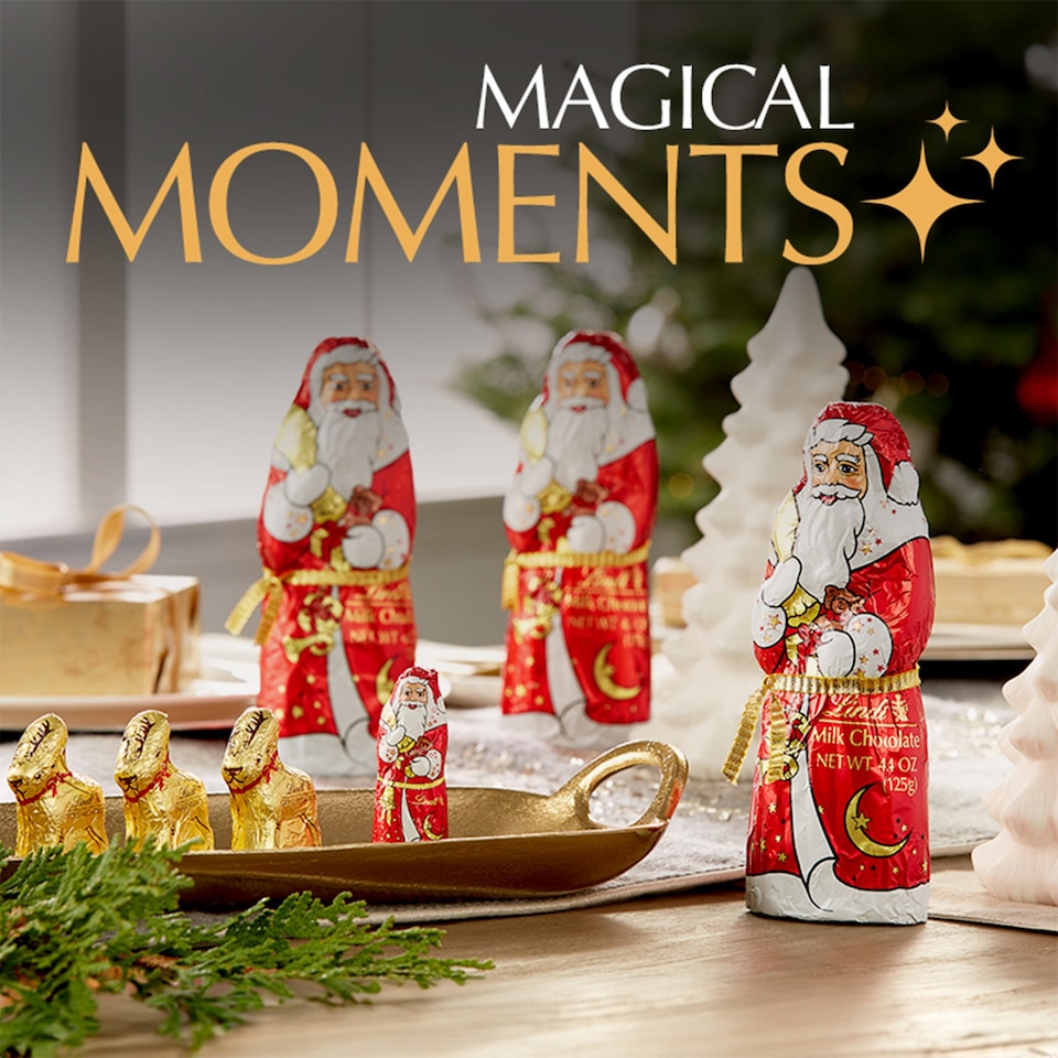 image 1 of Lindt Milk Chocolate Santa 40G