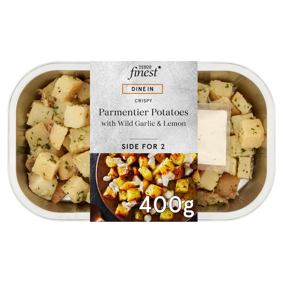 Tesco Finest Dine In Parmentier potatoes with a Lemon and Herb Aioli 400g