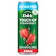 image 1 of Touch of Strawberry Sparkling Sugar Free Flavoured Water by Volvic 330ml