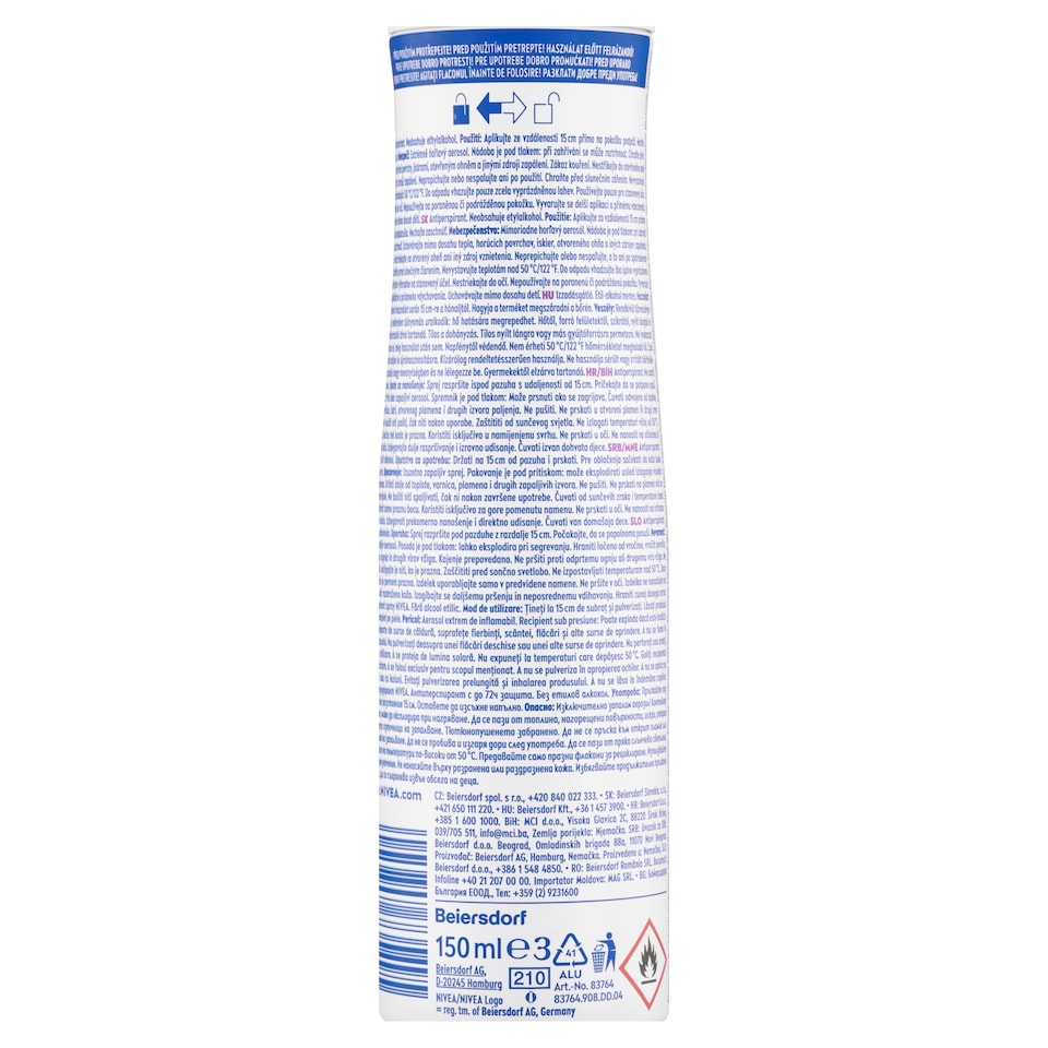 obrázok 1 z Nivea Double Effect Sprej antiperspirant 150 ml