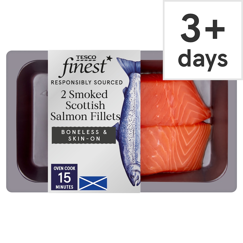 Tesco Finest Smoked Scottish Salmon Fillets 240g