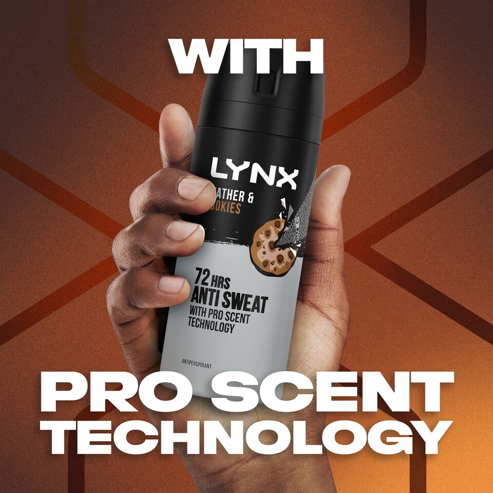 image 1 of Lynx Collision Leather And Cookie Antiperspirant Deodorant 150Ml