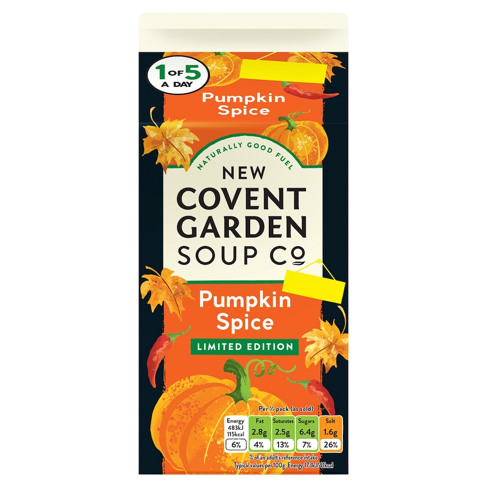 New Covent Garden Pumpkin Spice Soup 560G