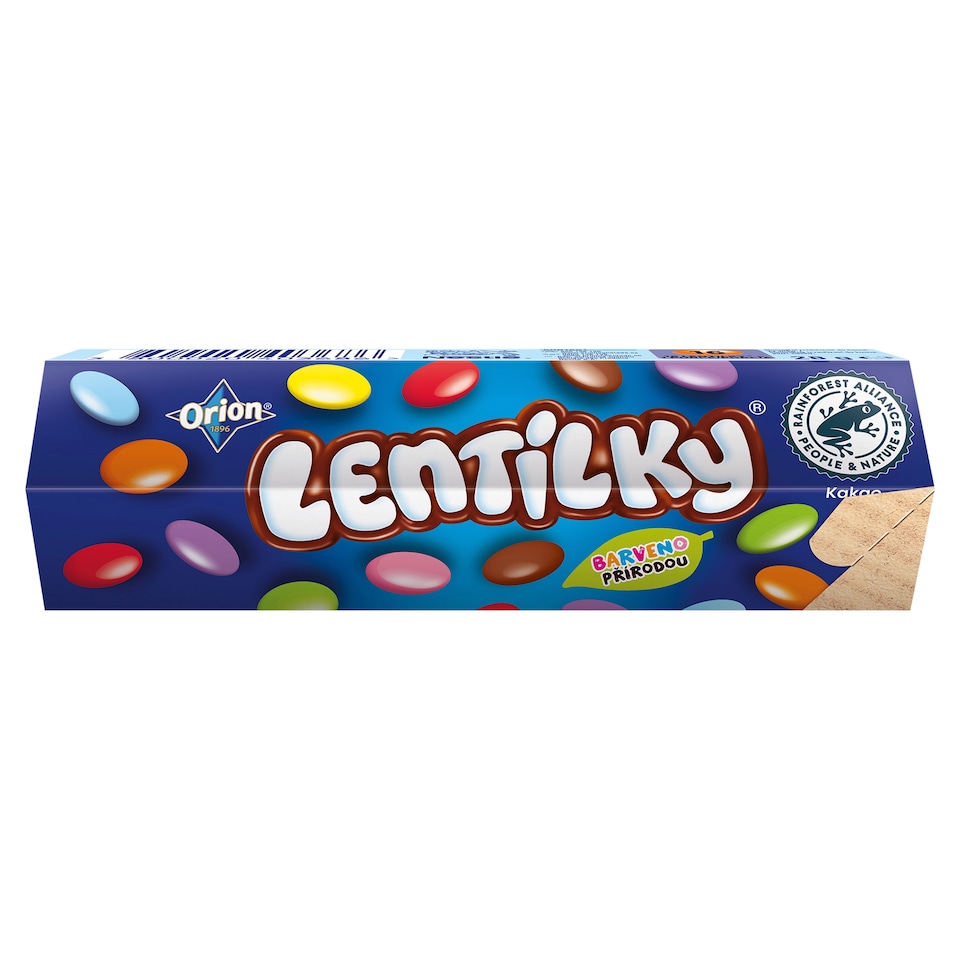 ORION LENTILKY Milk Chocolate Dragees 28g
