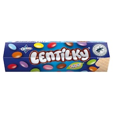 ORION LENTILKY Milk Chocolate Dragees 28g