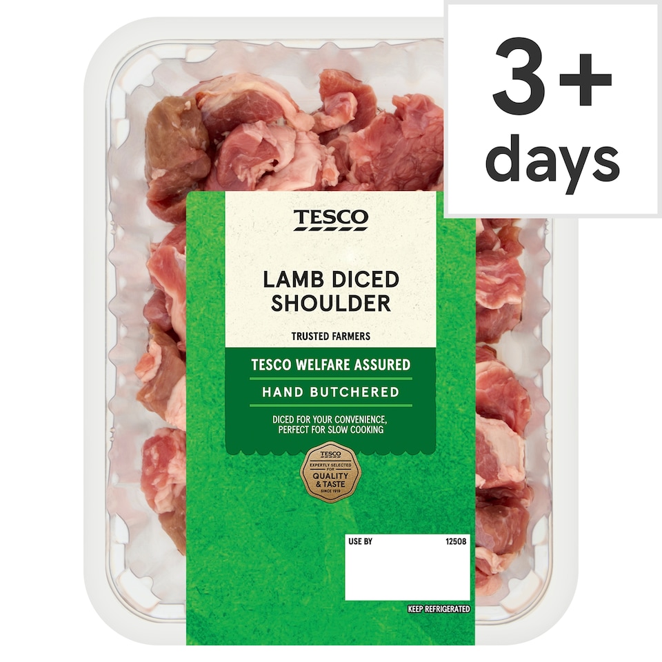Tesco Diced Lamb Shoulder 300G