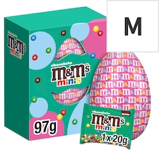 M&M's Minis Milk Chocolate Easter Egg 97g