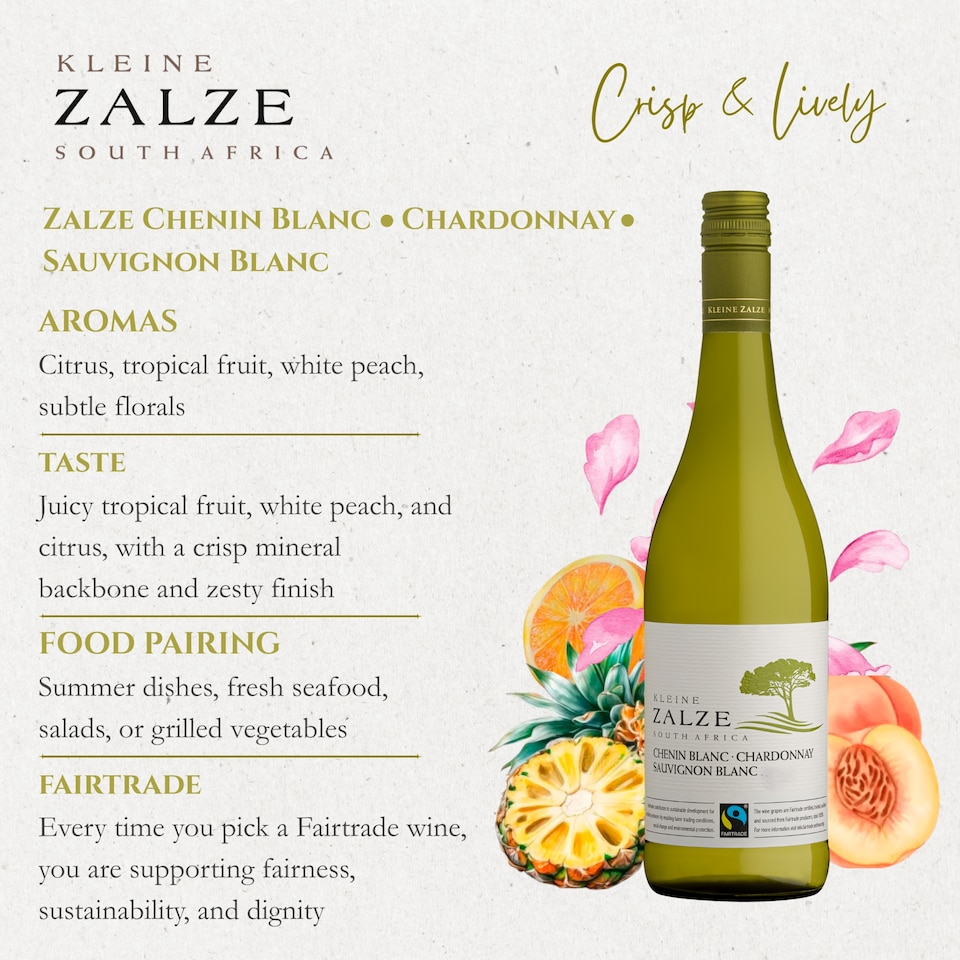image 1 of Kleine Zalze Chenin Sauvignon 750Ml