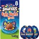 image 1 of Smarties Milk Chocolate Easter Egg Hunt 8 Pack 140G
