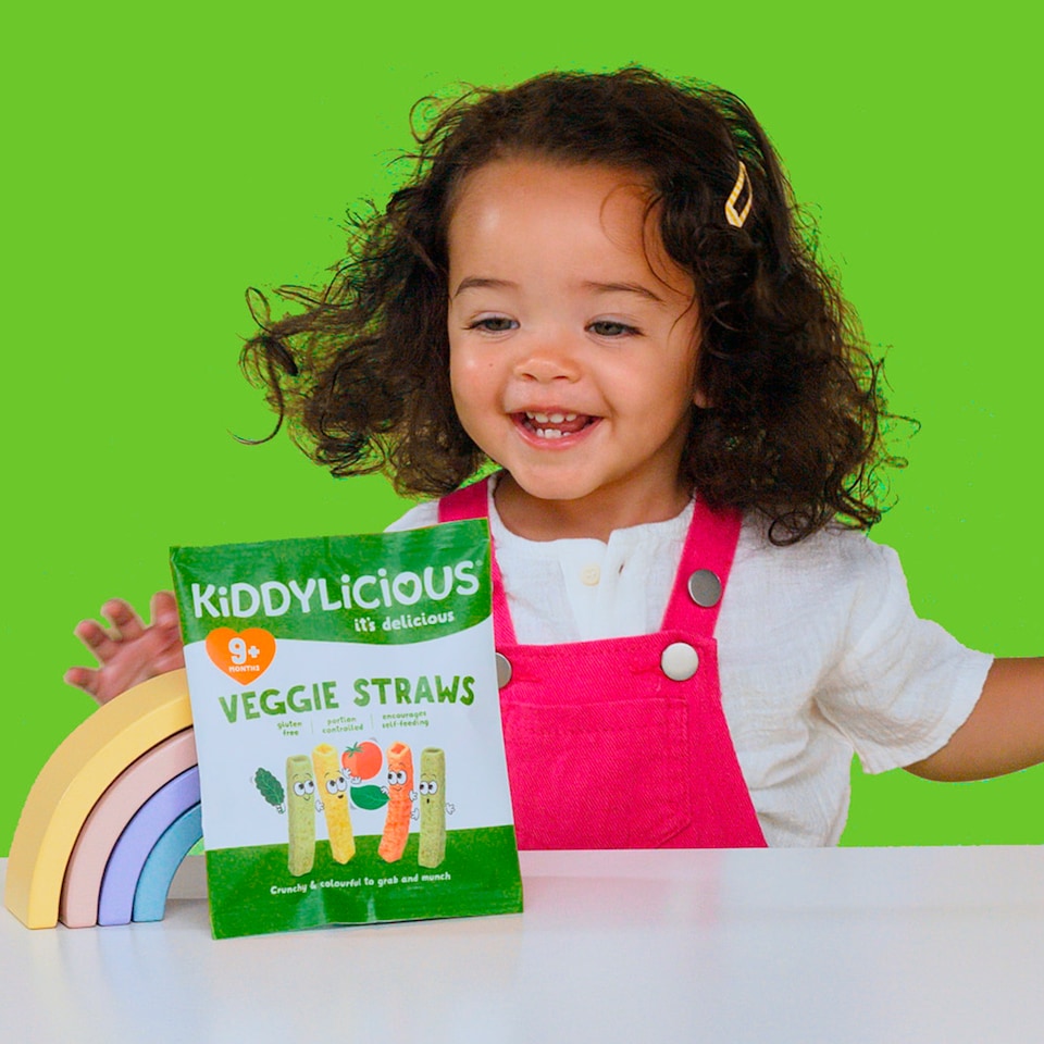image 1 of Kiddylicious Sour Cream & Chive Straws 4 X 12G
