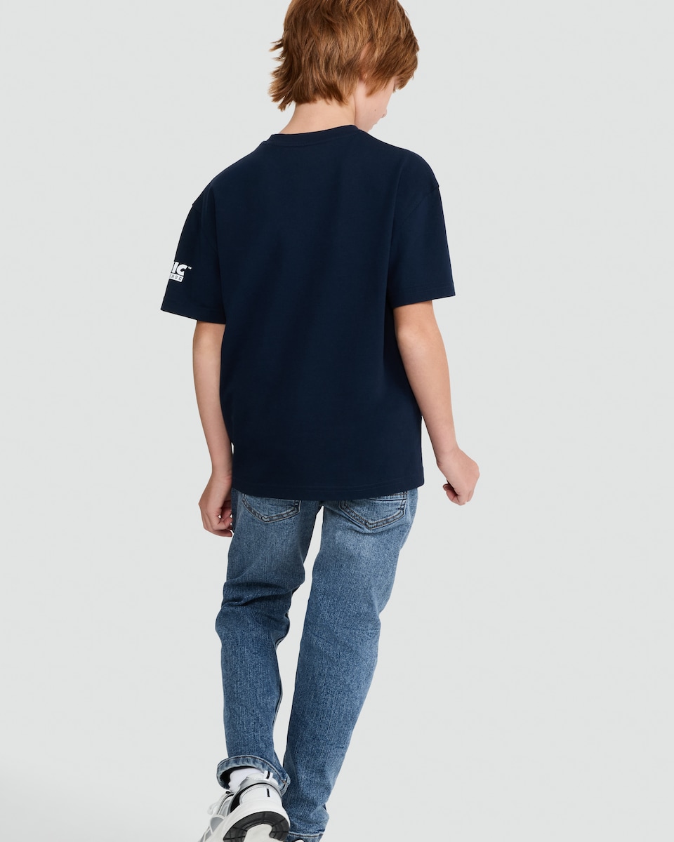 image 1 of Sonic Oversized Short Sleeved T-Shirt in Black