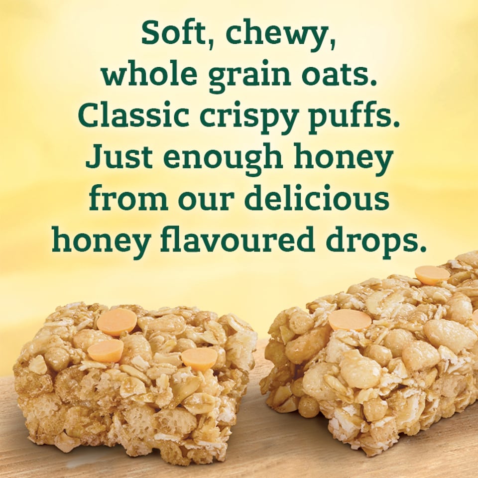 image 1 of Nature Valley Cereal Bars Oaty & Crispy Honey 5X23g