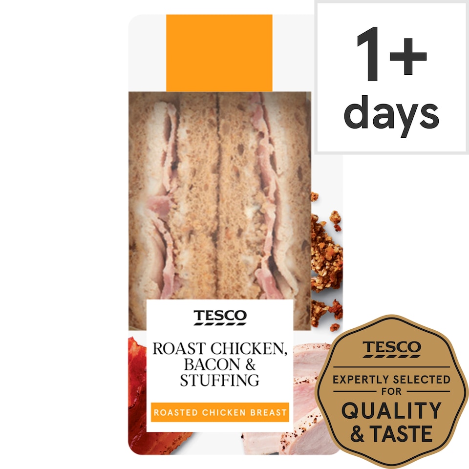 Tesco Chicken Bacon & Stuffing Sandwich