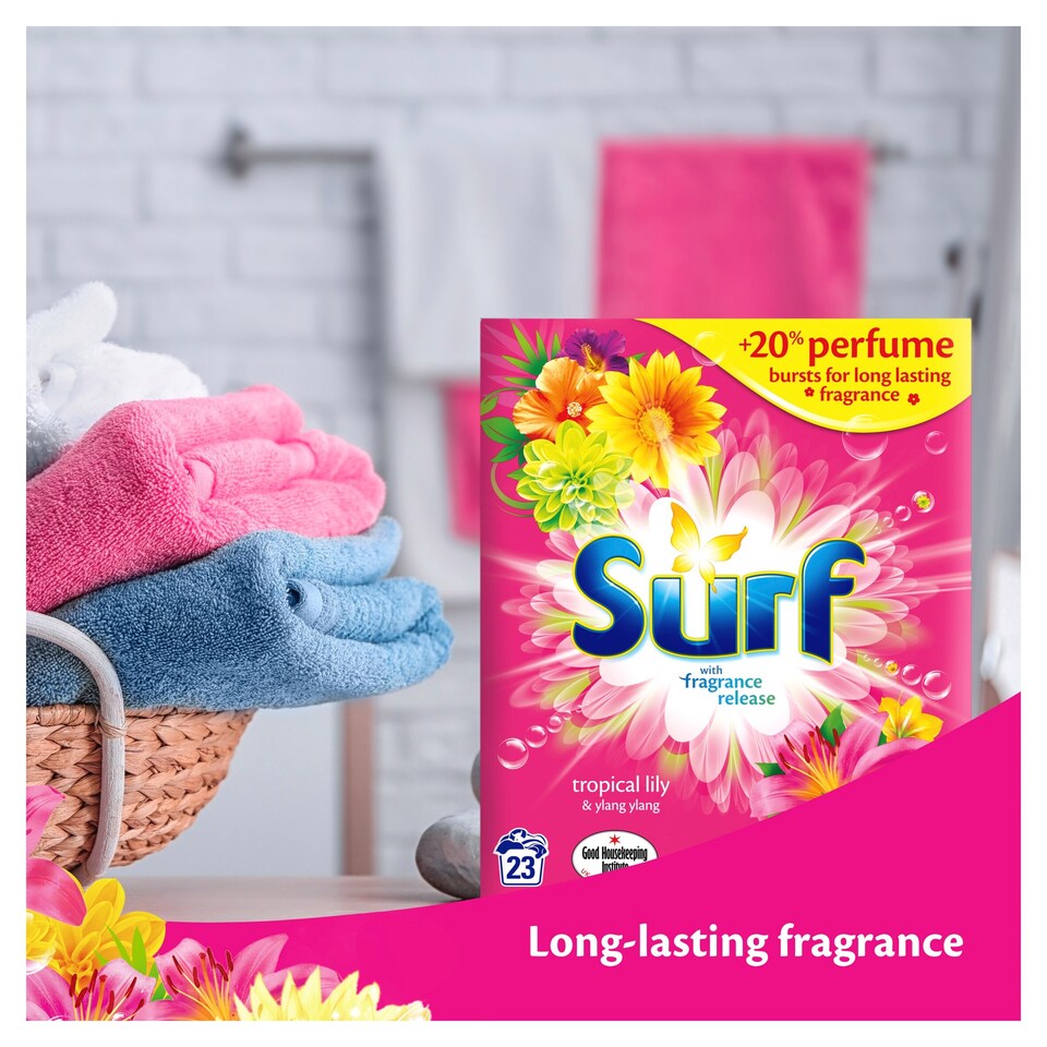 image 1 of Surf Tropical Lily Ylang Ylang Washing Powder 23 Wash 1495G