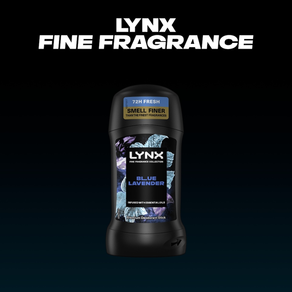 image 1 of Lynx Fine Fragrance Blue Lavender Deodorant Stick 50ml