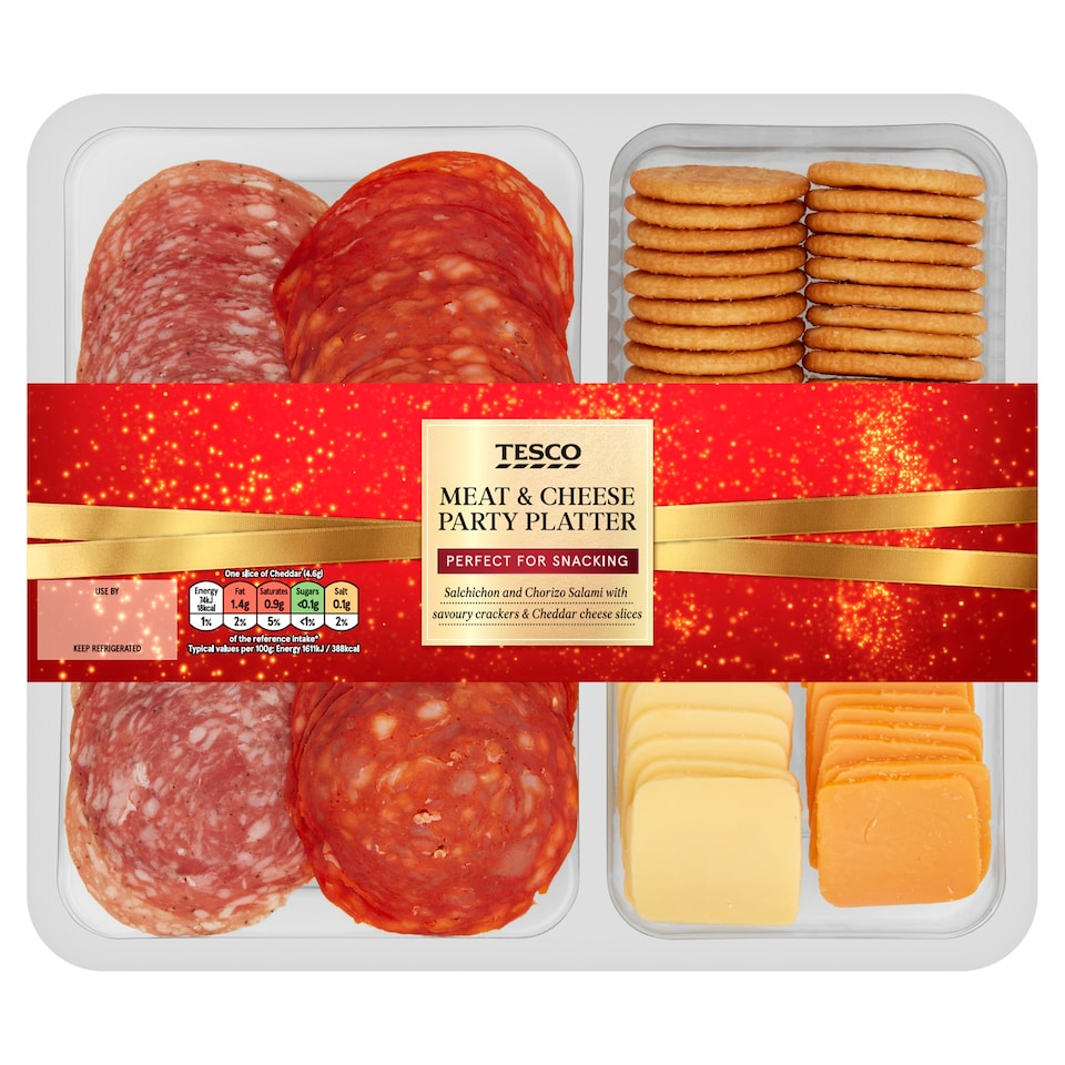 Tesco Meat & Cheese Party Platter 326G