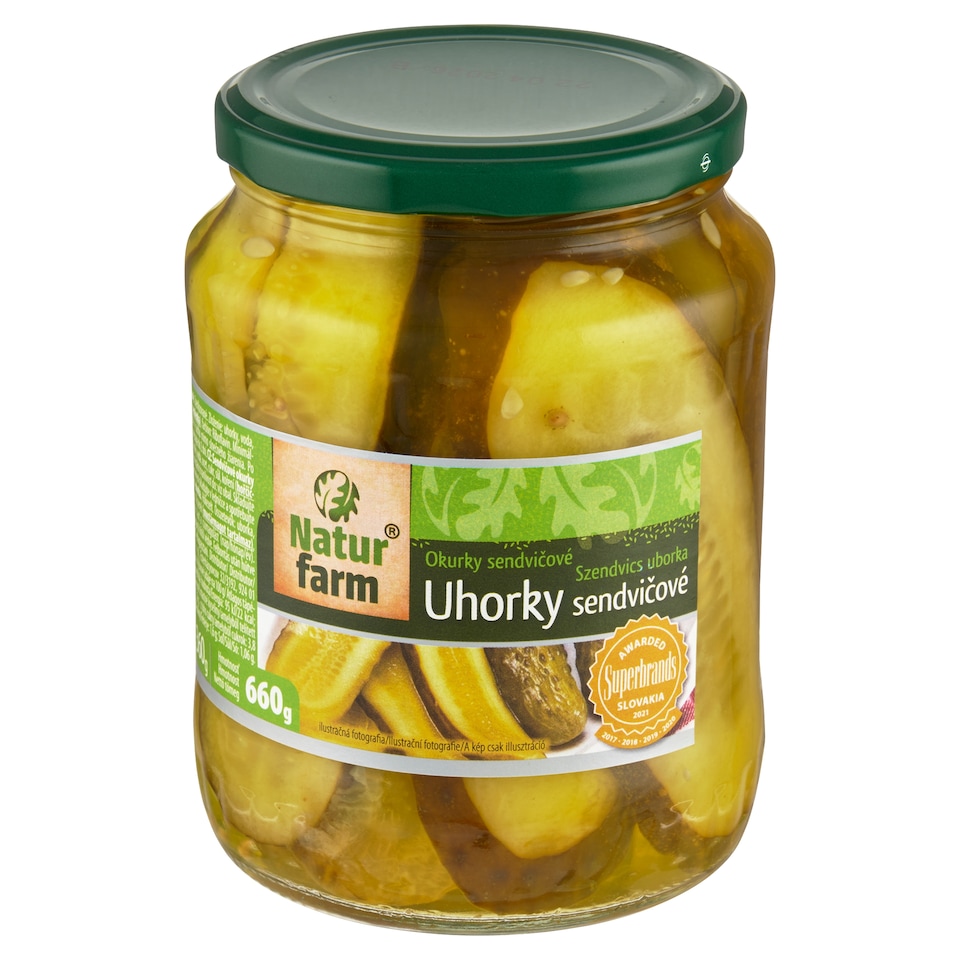 Obrázek 1 pro produkt Natur Farm Okurky sendvičové 660g