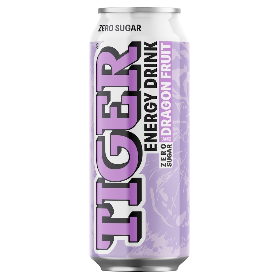 Tiger Energy Drink Zero Sugar Dragon Fruit 500ml