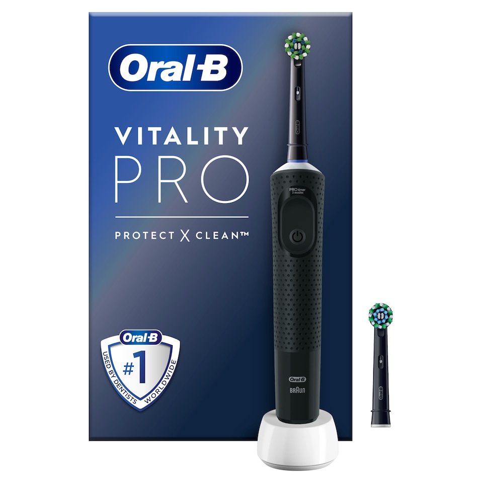 image 1 of Oral-B Vitality Pro Black Electric Toothbrush